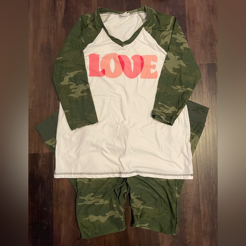 LulaRoe Camo Pajamas